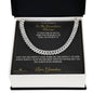To My Grandson, Always - Cuban Link Chain for Grandson