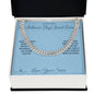 The Silence That Said Enough - Cuban Link Chain for Brother