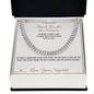 Thank You for the Patience - Cuban Link Chain for Stepdad