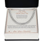 The Man Who Chose Us - Cuban Link Chain for Stepdad