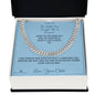 The Rifle You Taught Me to Respect - Cuban Link Chain for Dad