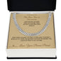 The Man You're Becoming - Cuban Link Chain for Stepson
