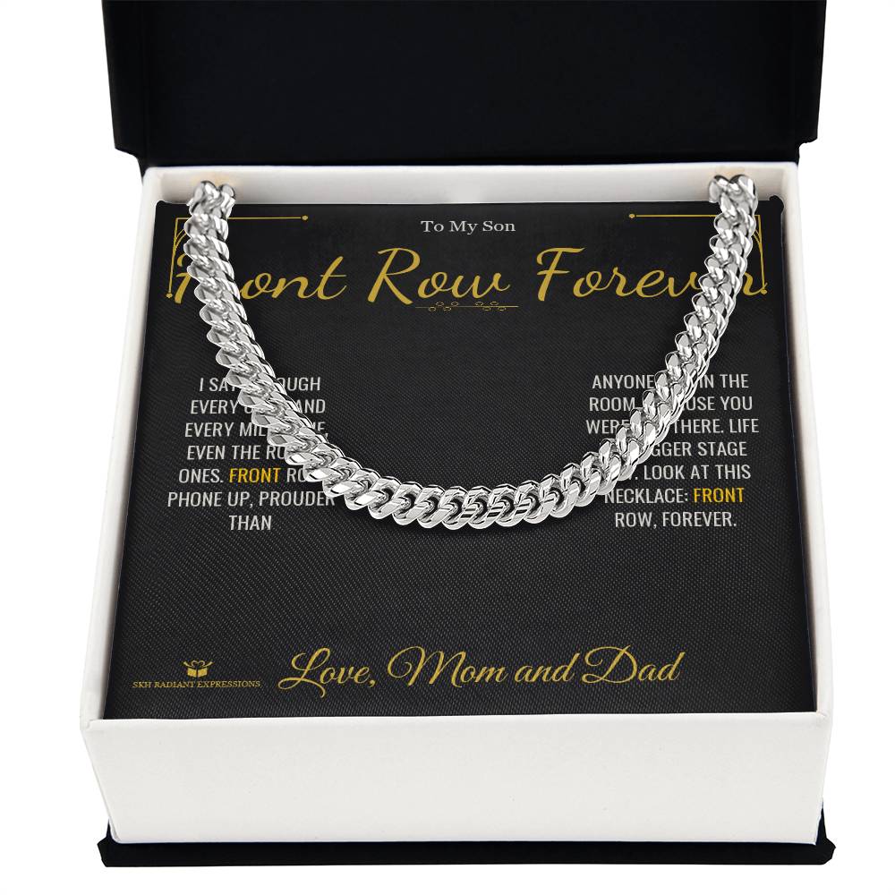 Front Row Forever - Cuban Link Chain for Son