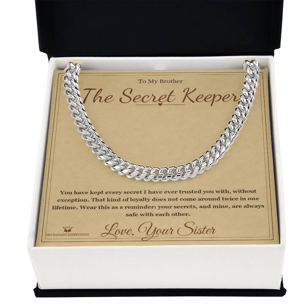 The Secret Keeper - Cuban Link Chain for Brother