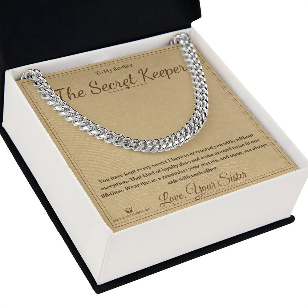 The Secret Keeper - Cuban Link Chain for Brother