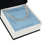 To My Nephew, Always - Cuban Link Chain for Nephew