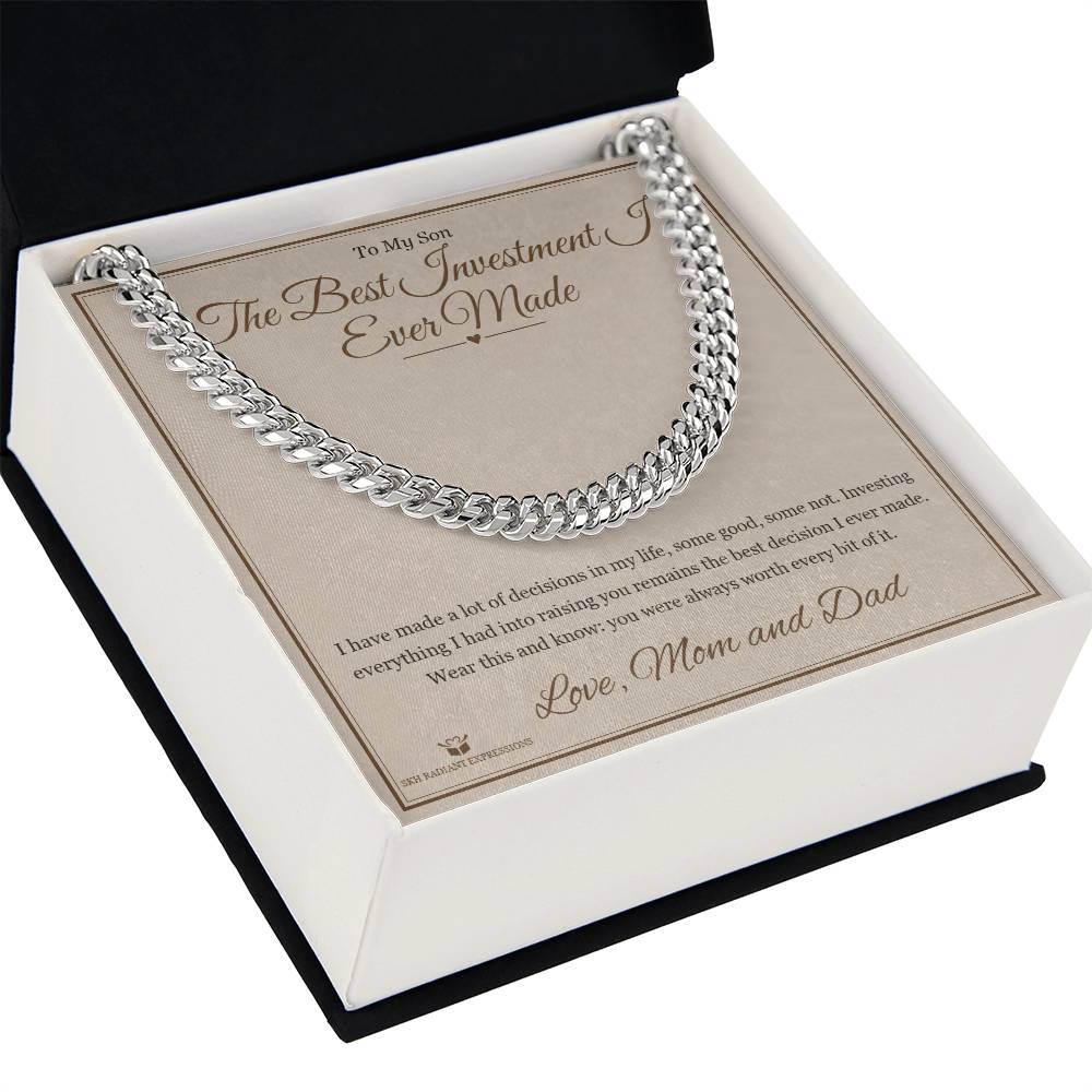 The Best Investment I Ever Made - Cuban Link Chain for Son