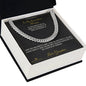 To My Grandson, Always - Cuban Link Chain for Grandson