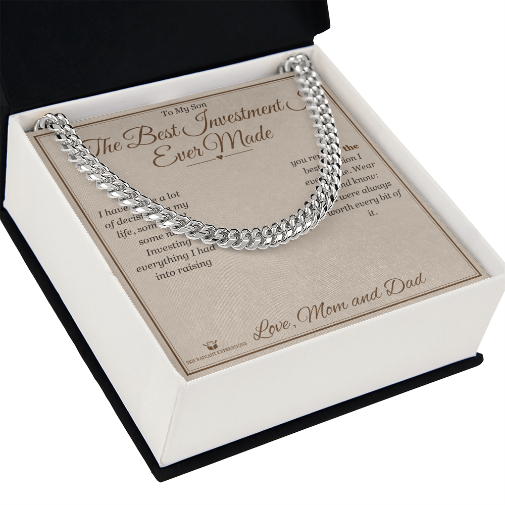 The Best Investment I Ever Made - Cuban Link Chain for Son