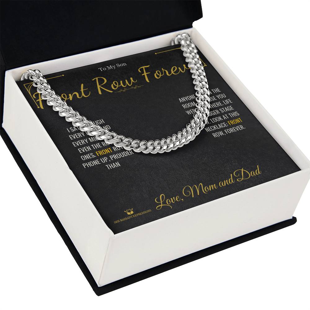 Front Row Forever - Cuban Link Chain for Son