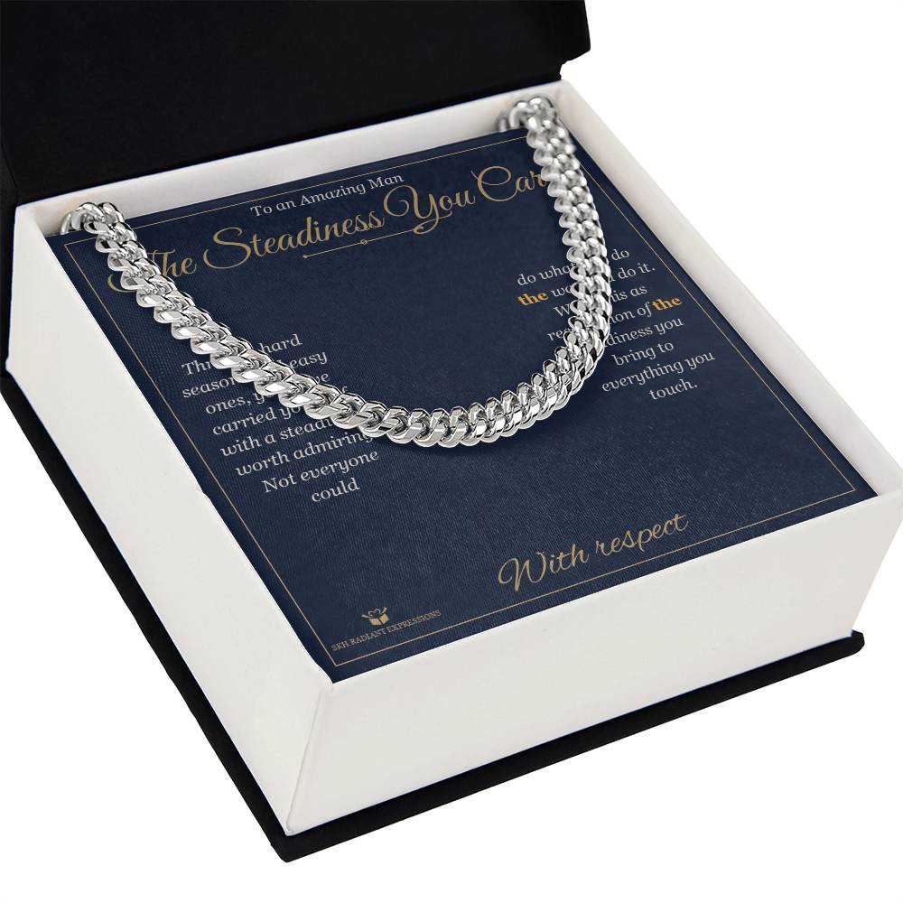 The Steadiness You Carry - Cuban Link Chain for Him