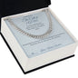 The Call at 2 A.M. - Cuban Link Chain for Brother
