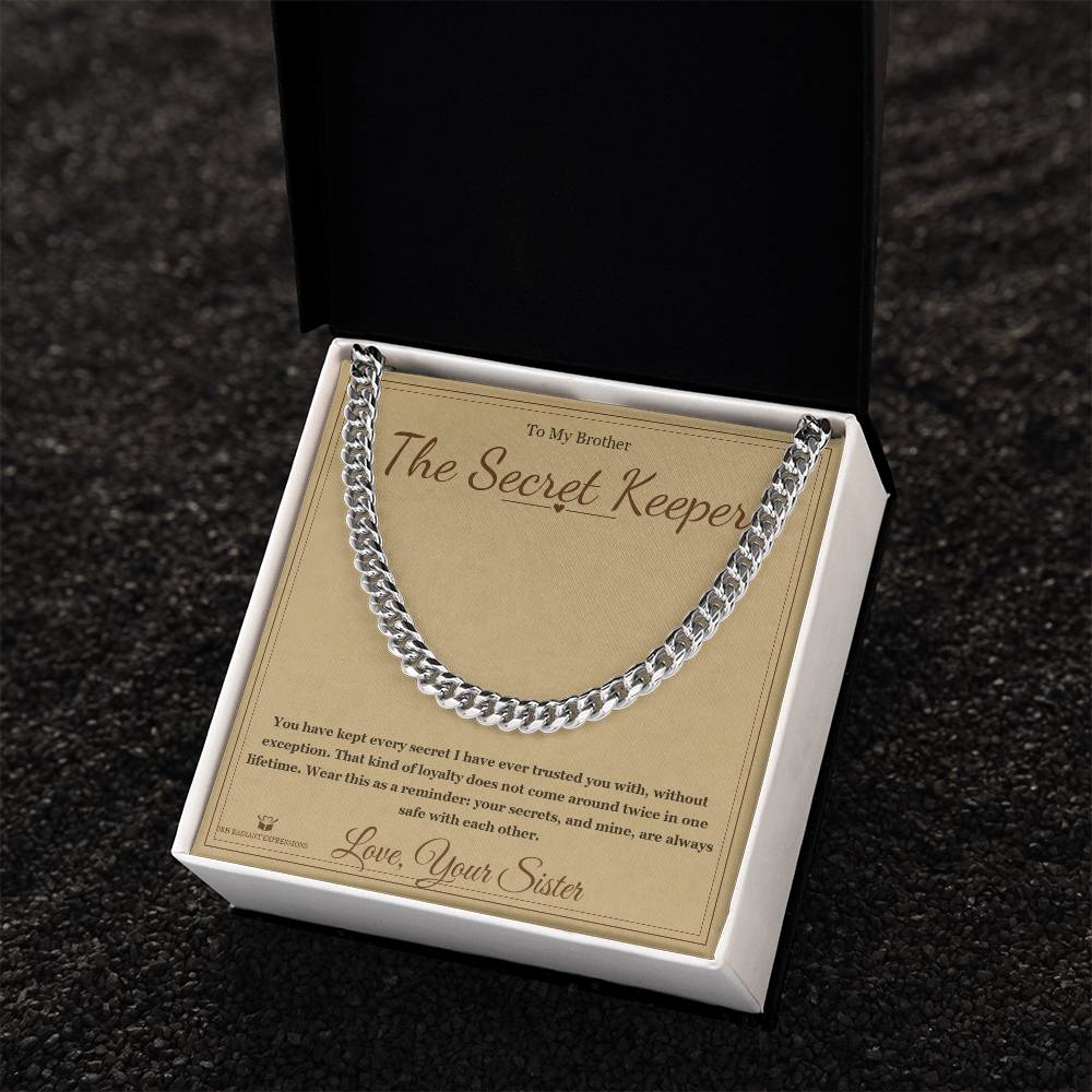 The Secret Keeper - Cuban Link Chain for Brother