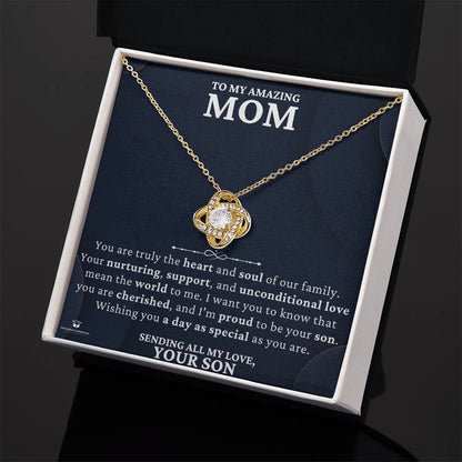 What does a Love Knot Necklace mean - gift for them