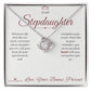 Straighten Your Crown - Love Knot Necklace for Stepdaughter