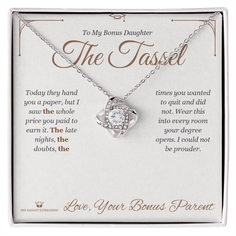 The Tassel - Love Knot Necklace for Stepdaughter