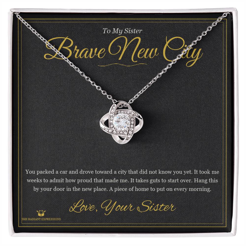Brave New City - Love Knot Necklace for Sister