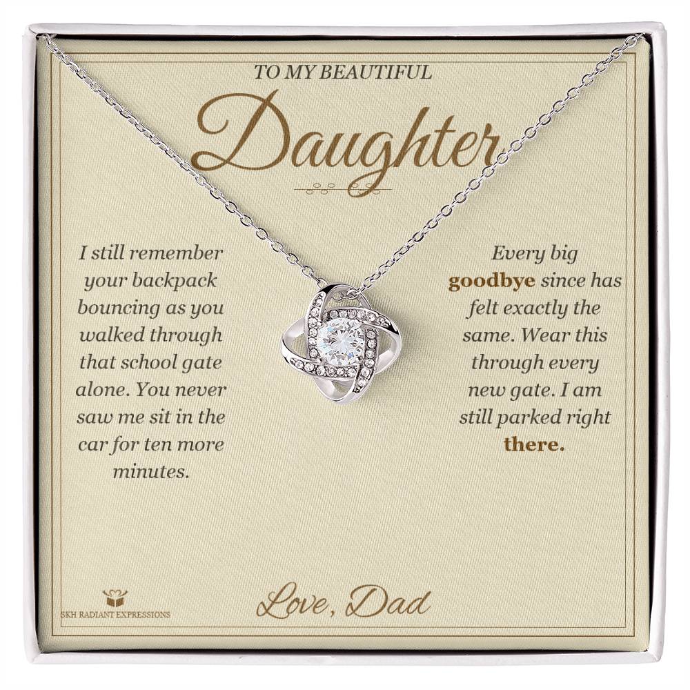 The School Gate - Love Knot Necklace for Daughter