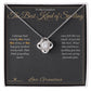 The Best Kind of Spoiling - Love Knot Necklace for Grandson