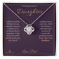 A Woman Now - Love Knot Necklace for Daughter