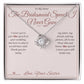 The Bridesmaid Speech I Never Gave - Love Knot Necklace for Sister