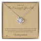 The Example You Set - Love Knot Necklace for Coach