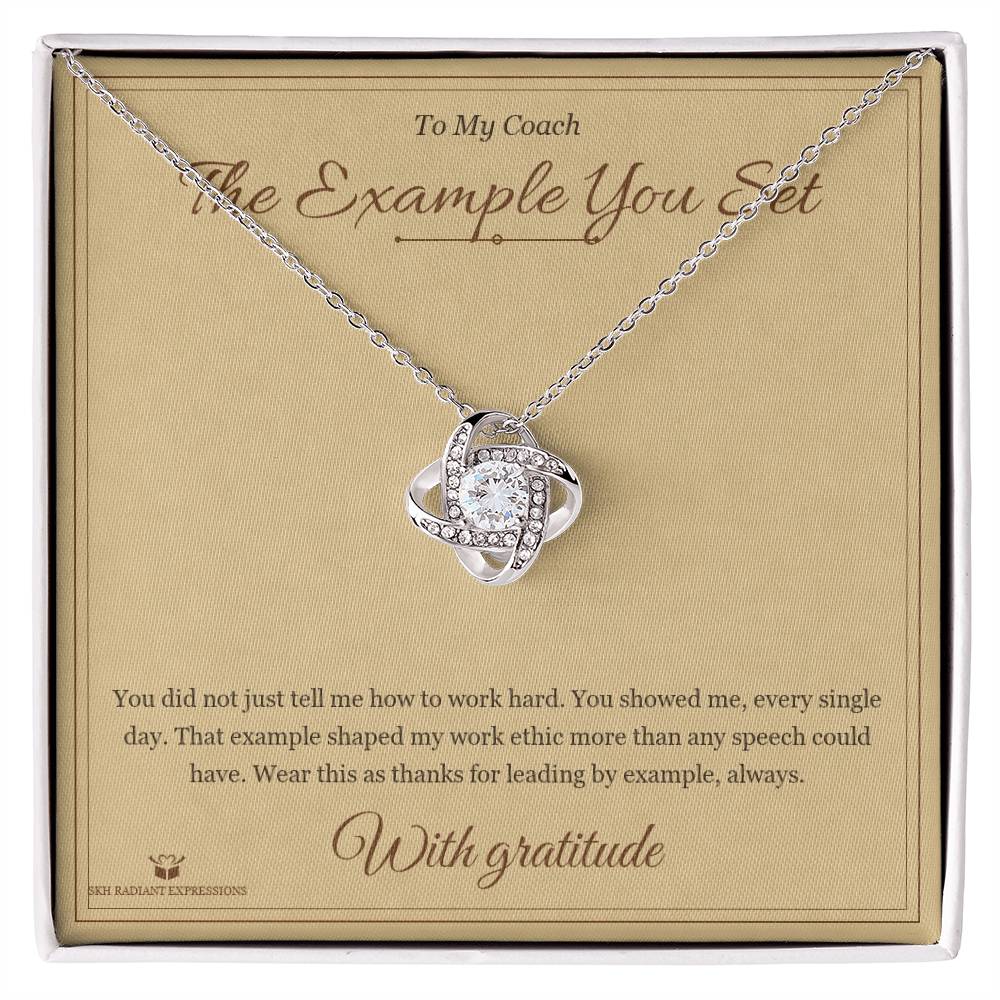 The Example You Set - Love Knot Necklace for Coach
