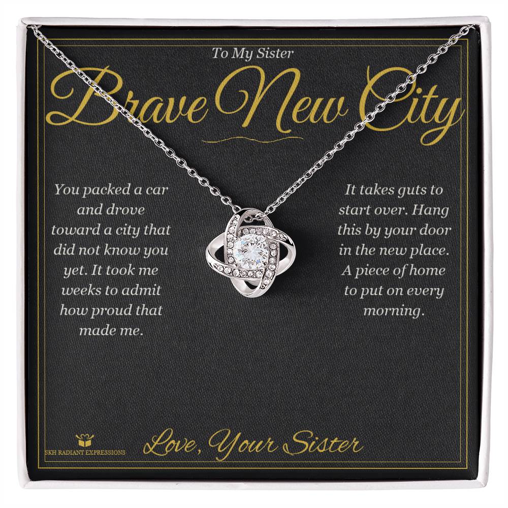 Brave New City - Love Knot Necklace for Sister