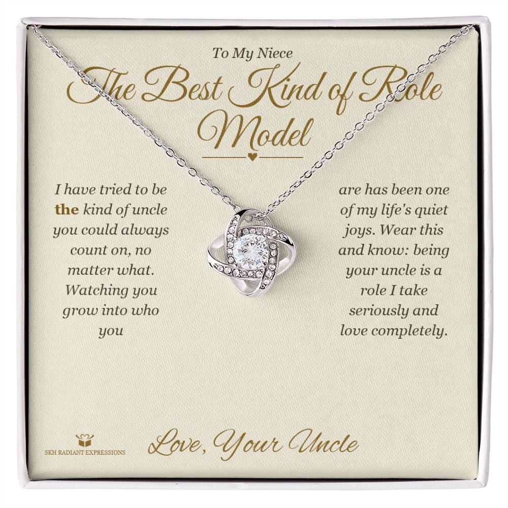 The Best Kind of Role Model - Love Knot Necklace for Niece