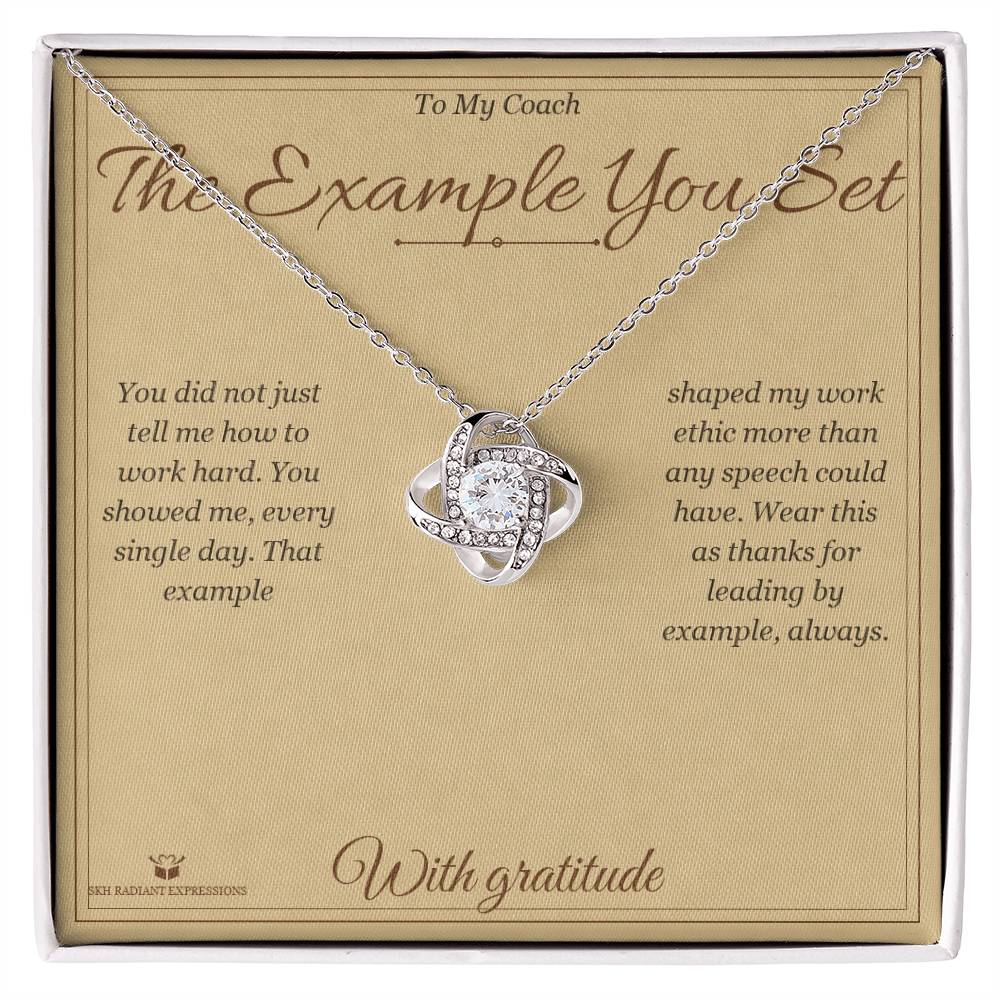 The Example You Set - Love Knot Necklace for Coach