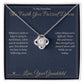 The Faith You Passed Down - Love Knot Necklace for Grandmother