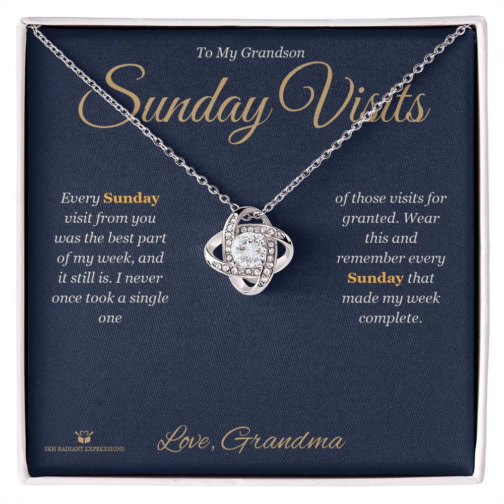 Sunday Visits - Love Knot Necklace for Grandson