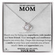 Personalized A Son's Loving Message to His Superhero Mom for her