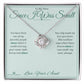 Since I Was Small - Love Knot Necklace for Niece