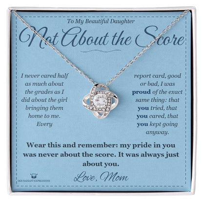 Best love knot necklace for daughter 2026