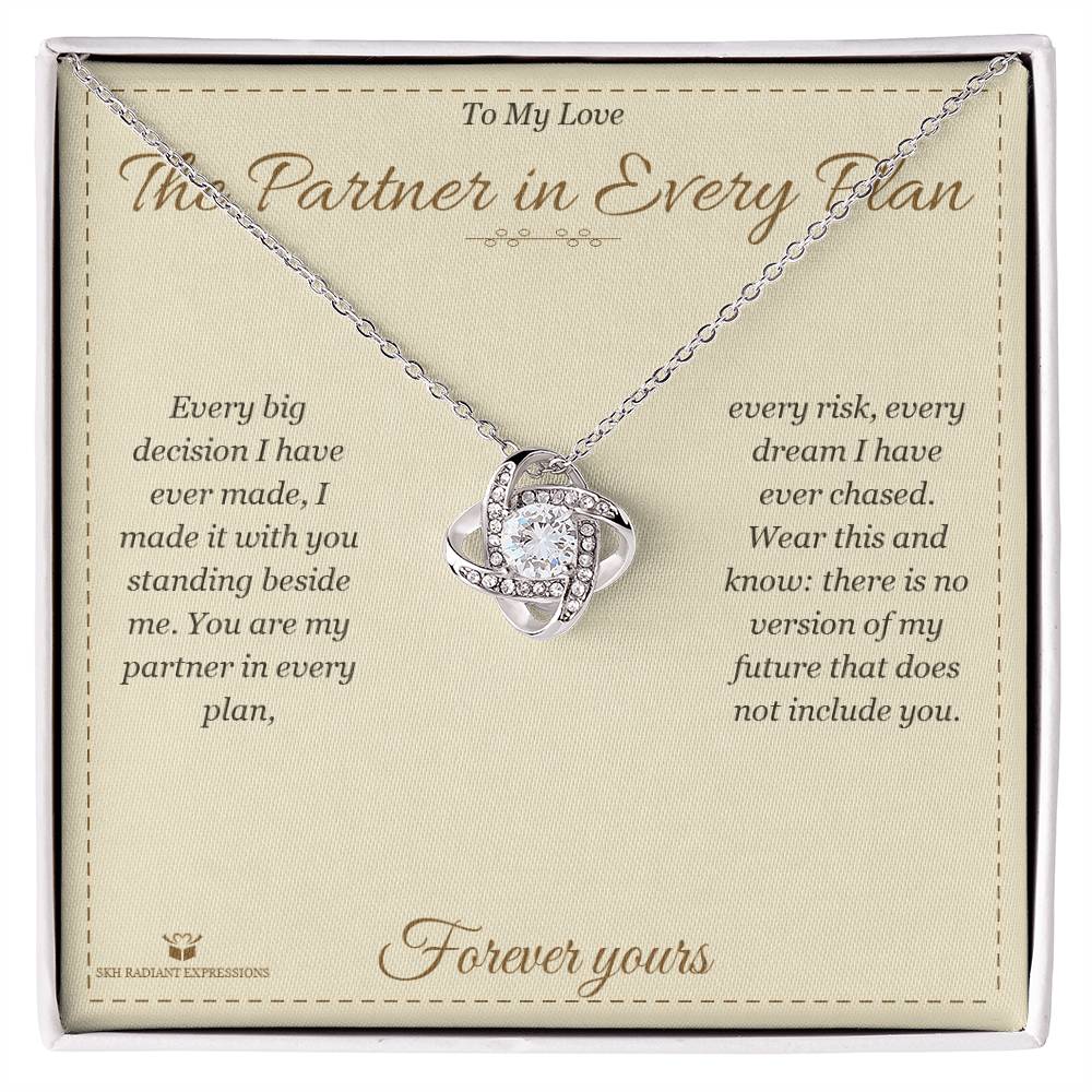 The Partner in Every Plan - Love Knot Necklace for Partner
