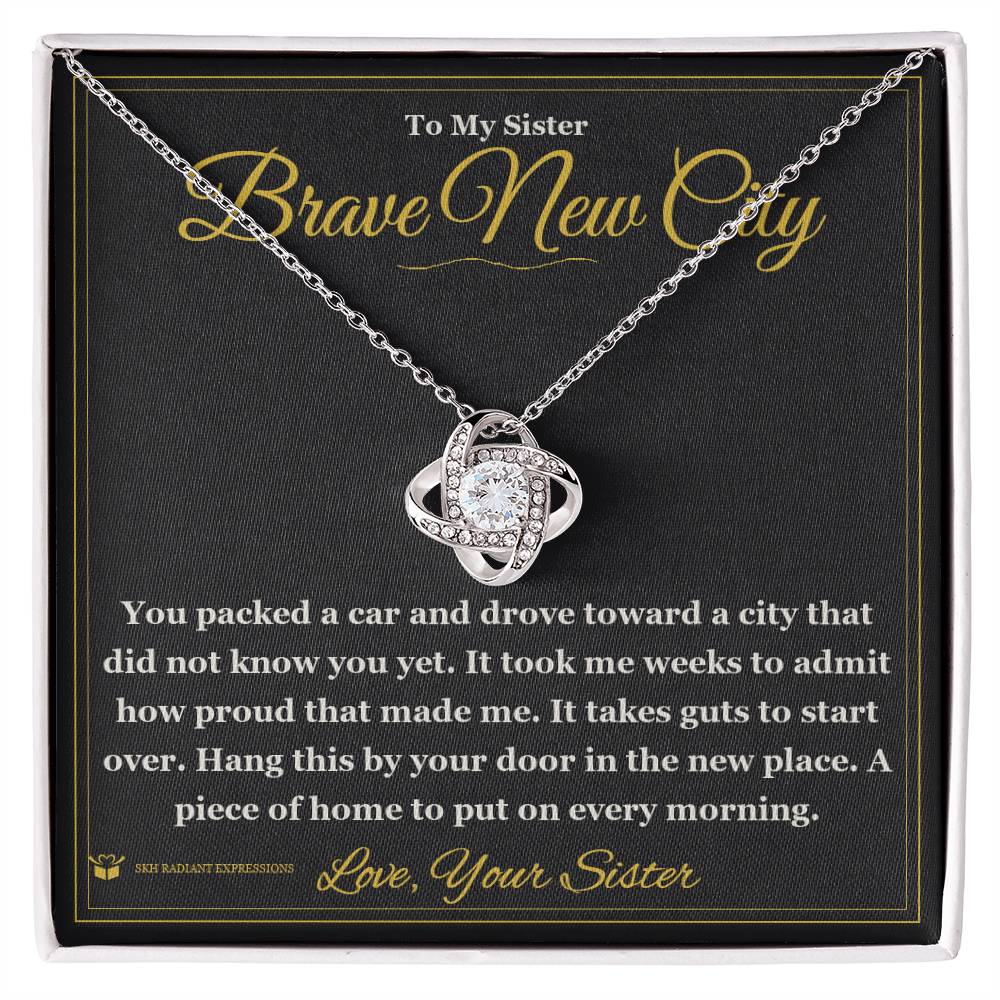 Brave New City - Love Knot Necklace for Sister