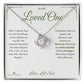 Sister's Bond - Love Knot Necklace for Daughter