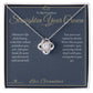 Straighten Your Crown - Love Knot Necklace for Grandson