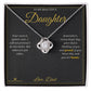 The Miles Between Us - Love Knot Necklace for Daughter