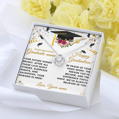 Personalized Love Knot Necklace for them