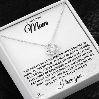 Personalized Love Knot Necklace for them