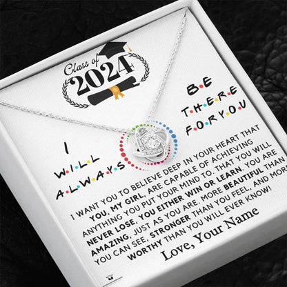 Personalized Love Knot Necklace for her