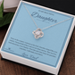 Sunday Pancakes - Love Knot Necklace for Daughter