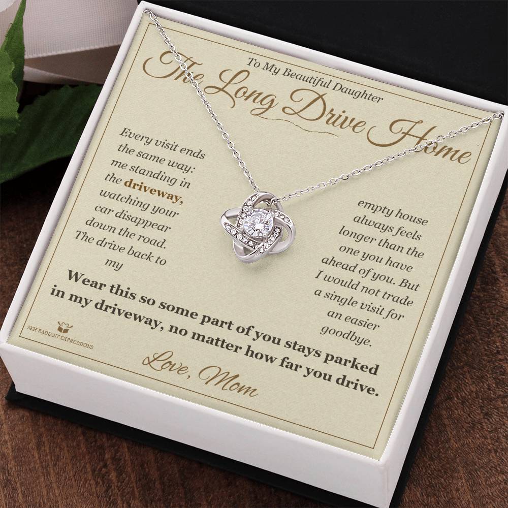 The Long Drive Home - Love Knot Necklace for Daughter