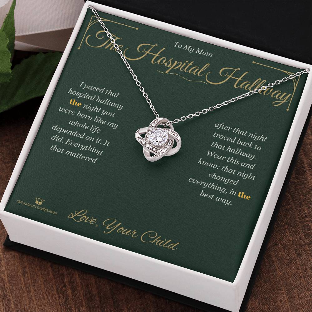 The Hospital Hallway - Love Knot Necklace for Mom