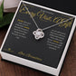 Every Visit, A Gift - Love Knot Necklace for Grandson
