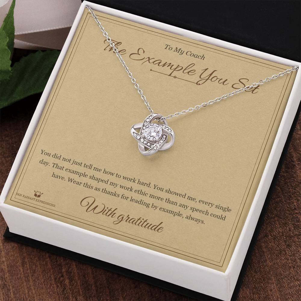 The Example You Set - Love Knot Necklace for Coach