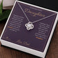 A Woman Now - Love Knot Necklace for Daughter
