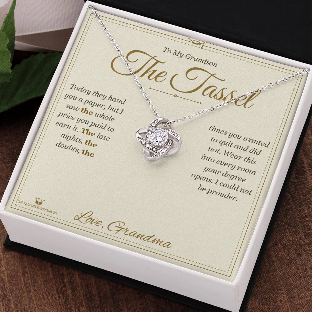 The Tassel - Love Knot Necklace for Grandson